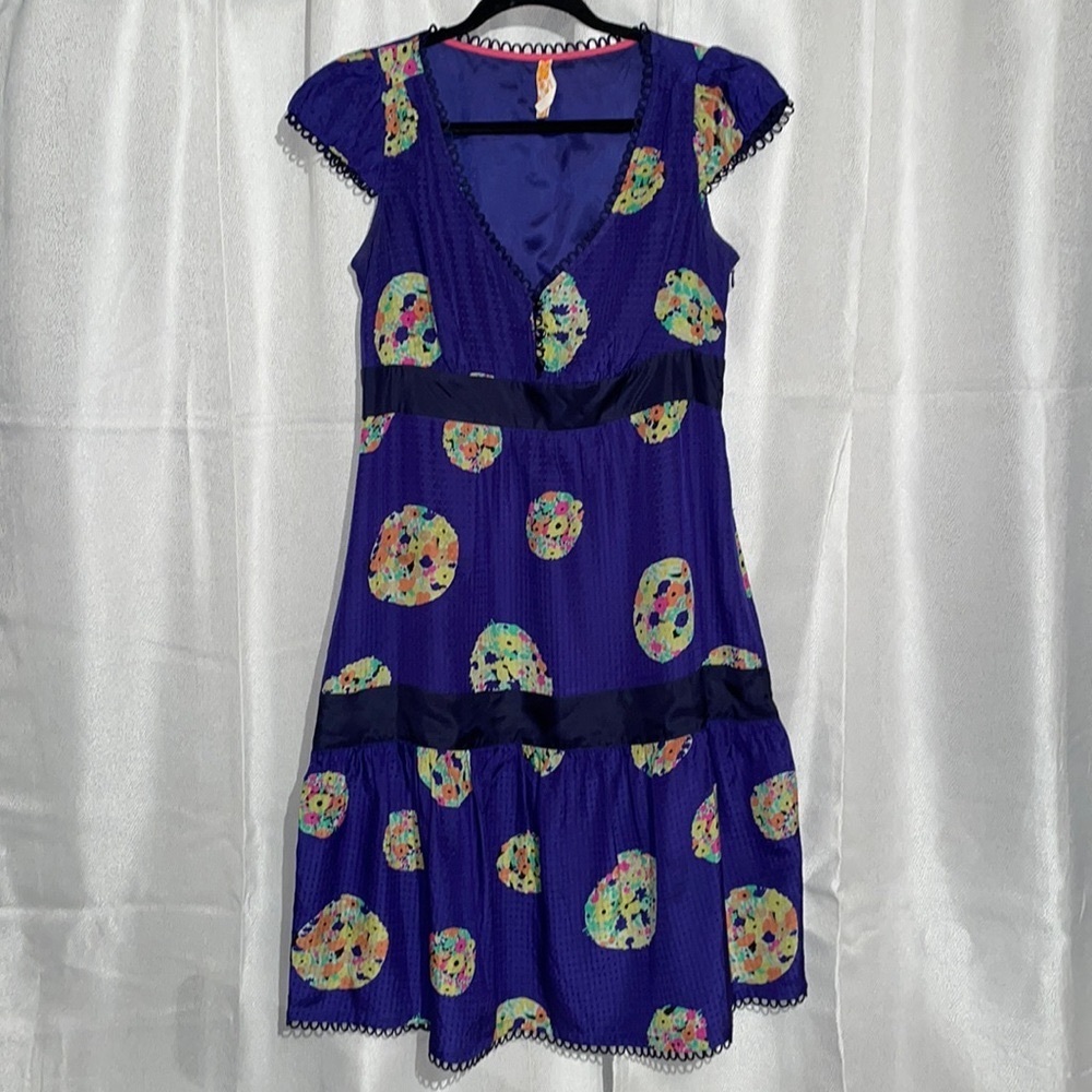 Maeve purple silk maxi dress